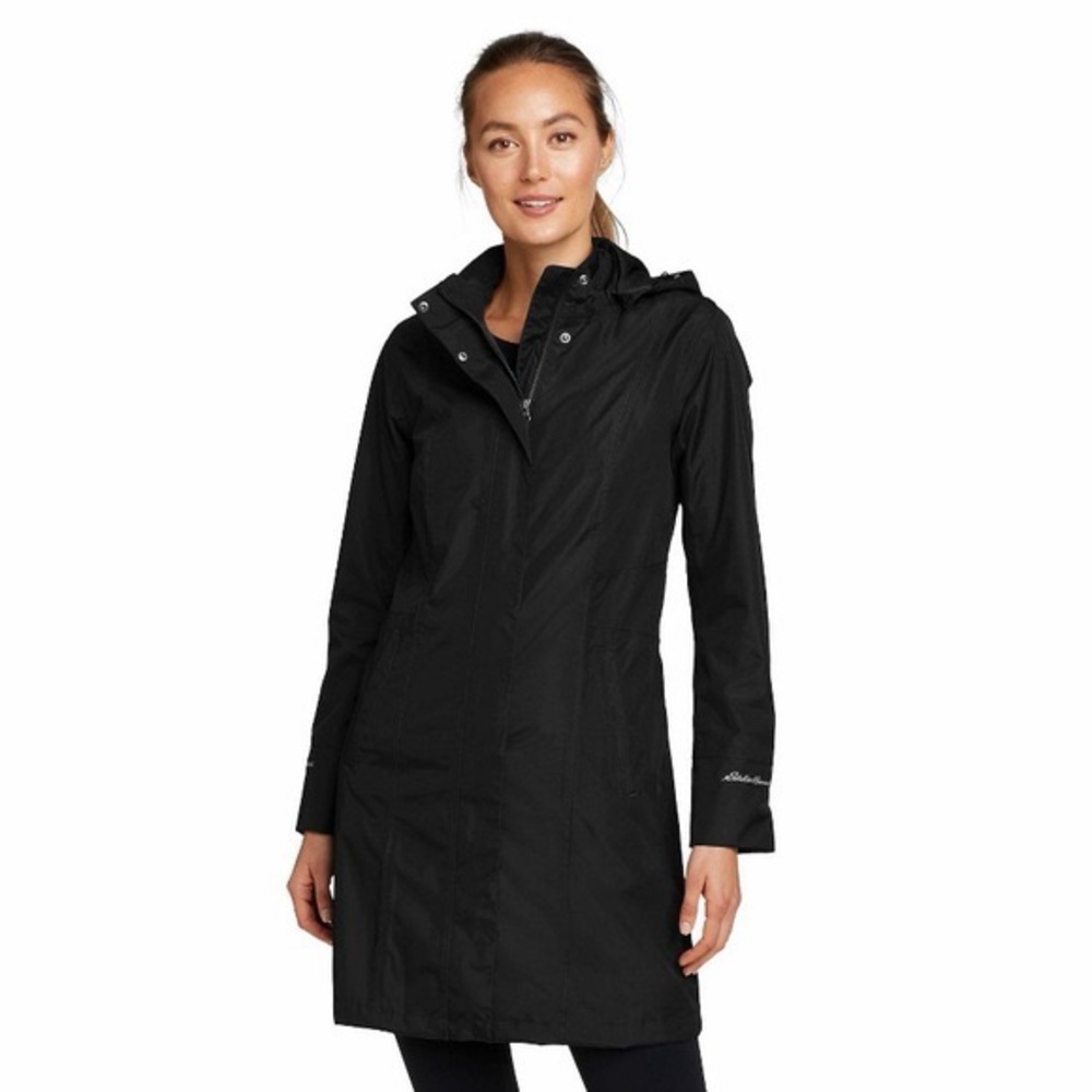 Eddie Bauer Women's Girl on the Go Waterproof Trench Coat